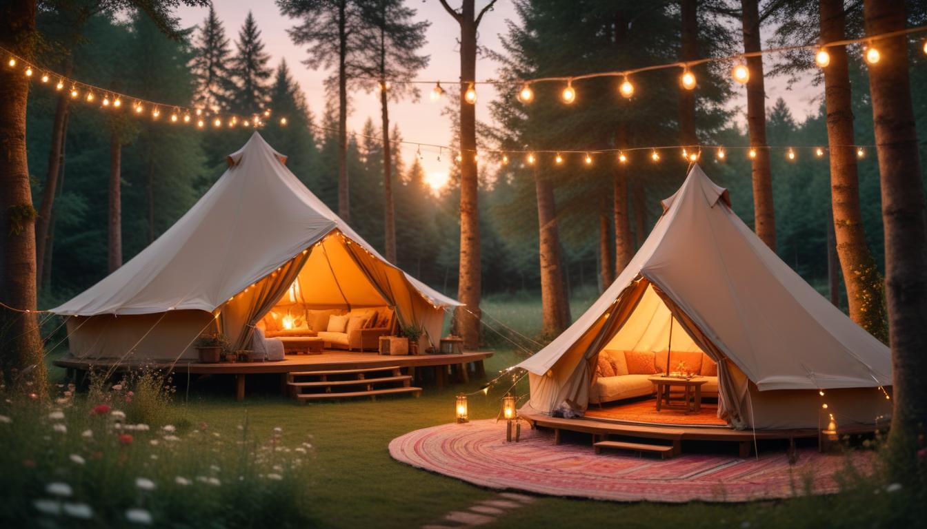 Lüks Kamp Deneyimi: Glamping ile Doğayla İç İçe